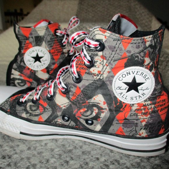 harley quinn converse high tops